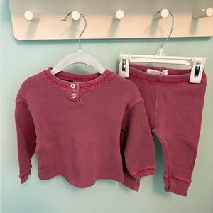 Zara Matching Waffle Set